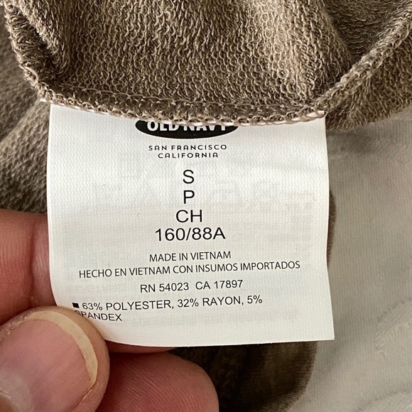 Old Navy Women's Beige 3/4 Dolman Sleeve Lightweight Romper Stretchy‎ Size Small - Picture 6 of 14